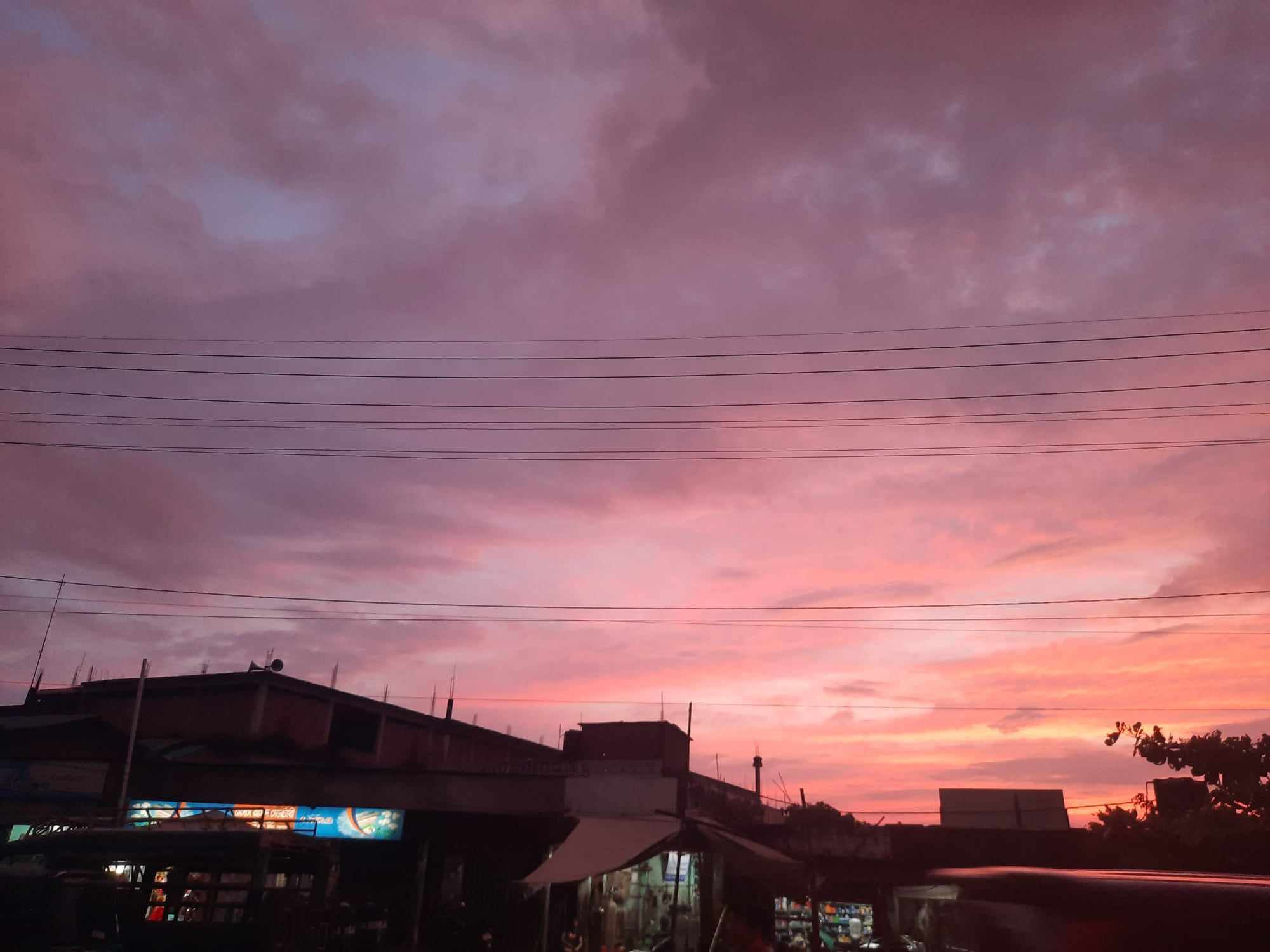 Evening sky from my window
